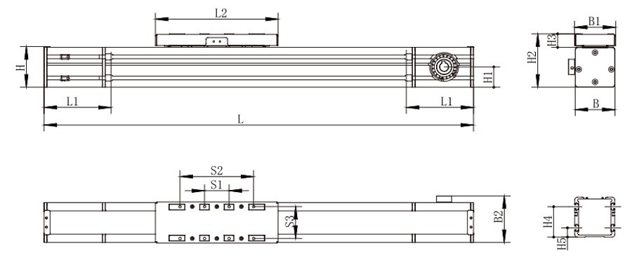 Linear Module for Heavy Loads, Series KNK65S