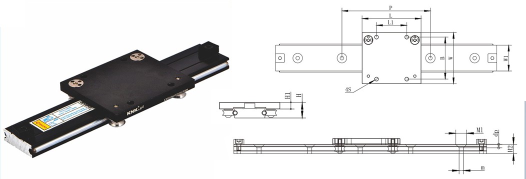 Linear Guide, Series KWZ-ZB80